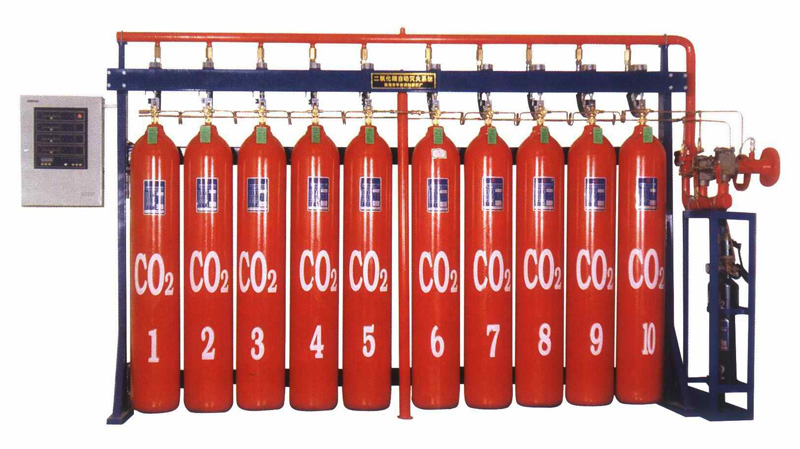 二氧化碳?xì)怏w滅火原理以及適合安裝場所